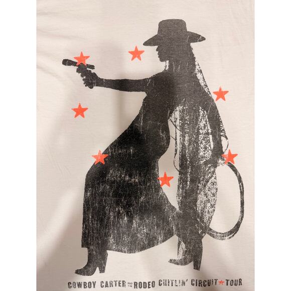 Beyonce Cowboy Carter Tour Official Most Wanted Tee SIZE Large - Picture 3 of 7
